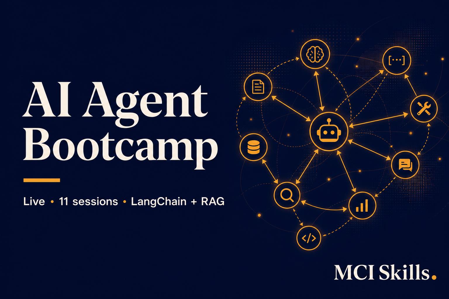 Live AI Agent Bootcamp 2026 | Build Agentic AI for Business | MCI Skills